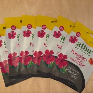 6* Alba Botanica Hawaiian Detox Sheet Mask
